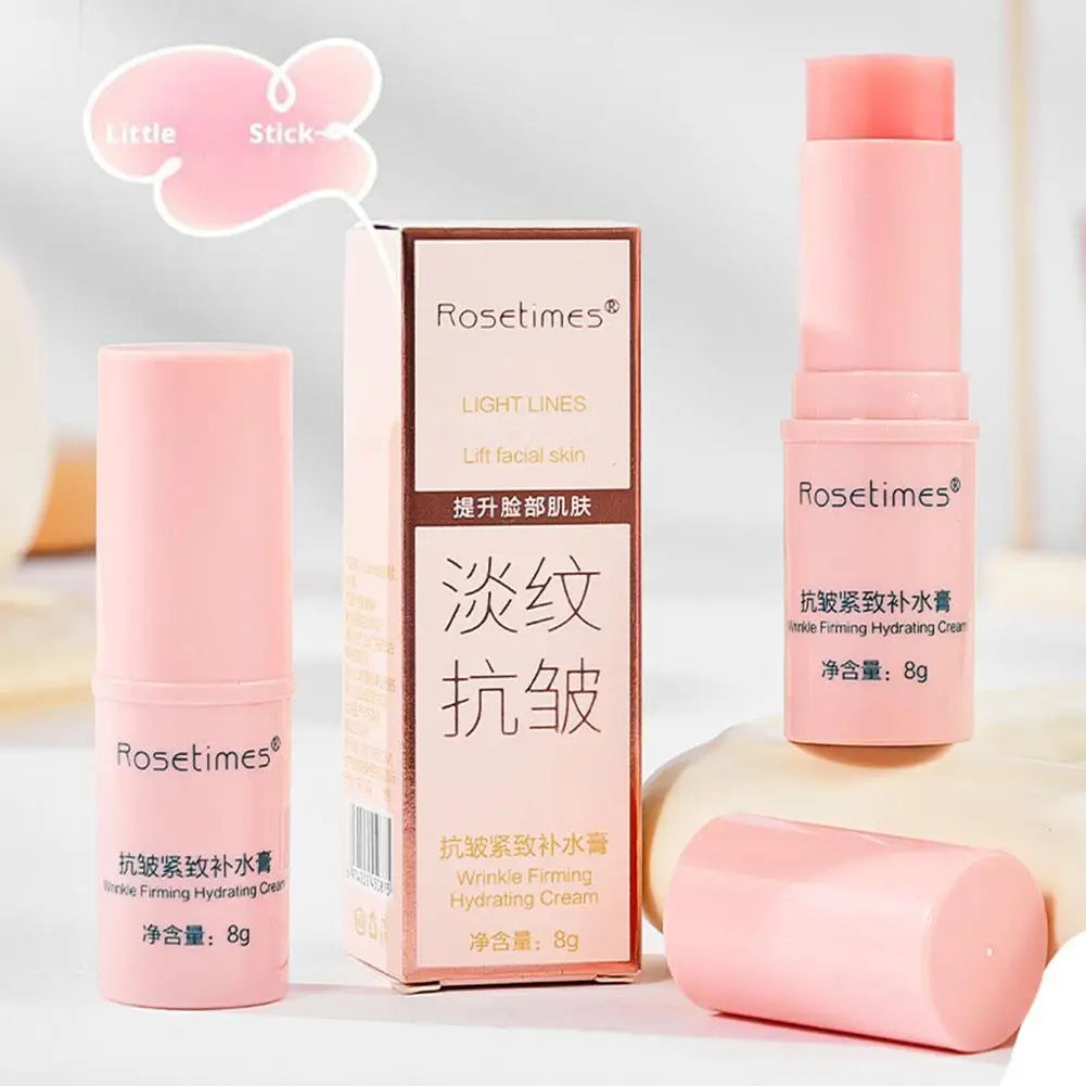 Rosetimes Instant Wrinkle Bounce Multi Balm Stick - Hydrating Anti Aging Moisturizer For Face Neck Korean Skin Care Beauty Stick