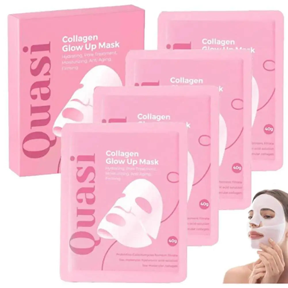 4Pcs Bio Collagen Overnight Mask Mild Korean Nourish Anti Aging Brightening Pore Minimizing Smooth Fine Line Reducing Mask 2026