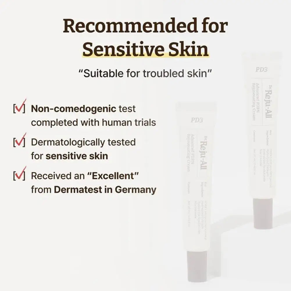 20ml Korean Dr.Reju-All Advanced PDRN Rejuvenating Cream Original Brand Collagen Niacinamide Repair Skin Barrier Smoothing Cream