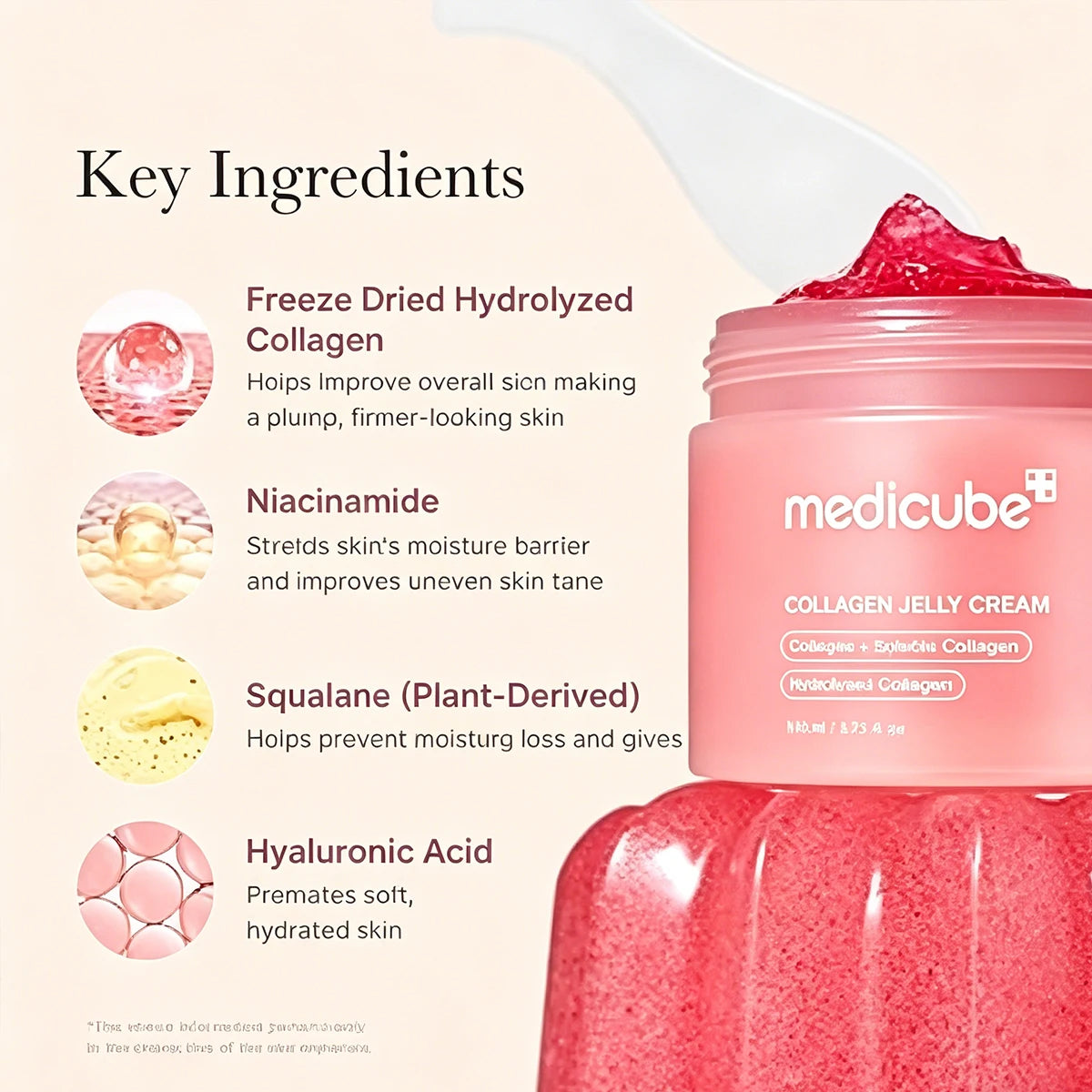 MEDICUBE COLLAGEN JELLY CREAM_50ml Soft Texture, Gentle Daily Use, Light Formula, Korean Cosmetics, Korean Skincare