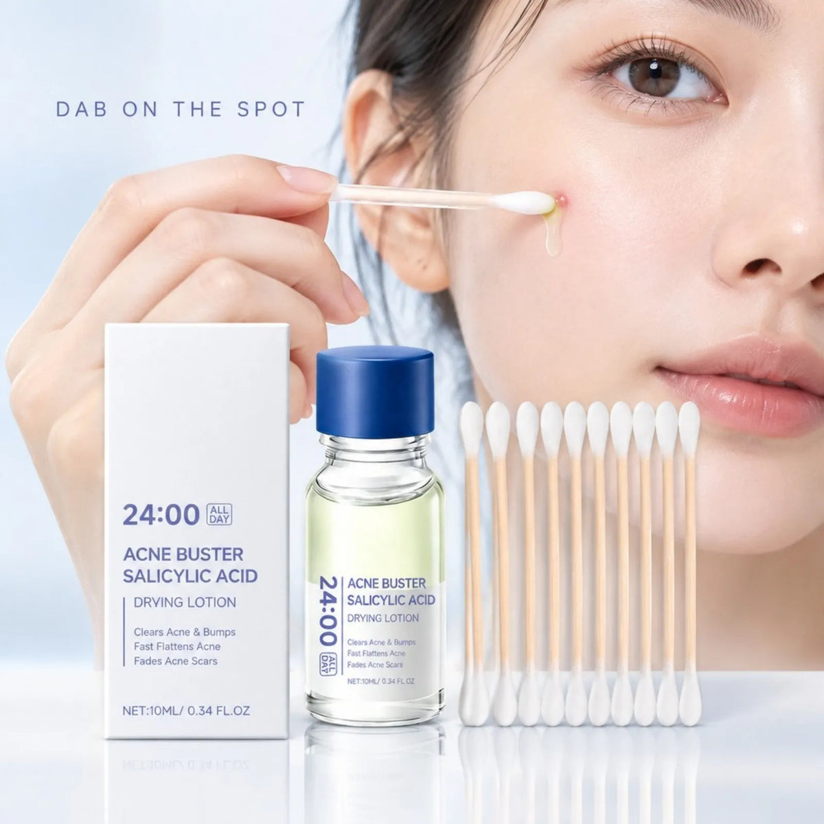 Salicylic Acid Acne Treatment Serum Moisturizing Oil Control Spot Corrector Pimple Relief Fades Acne Mark Facial Skin Care Serum