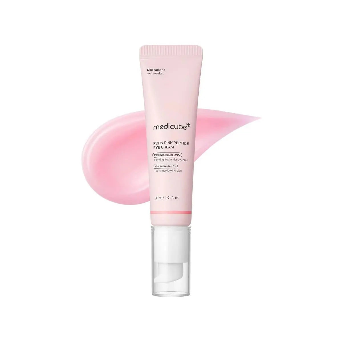 MEDICUBE PDRN PINK PEPTIDE EYE SERUM 30ml, Smooth Liquid, Gentle Eye Care, Korean Cosmetics, Korean Skincare