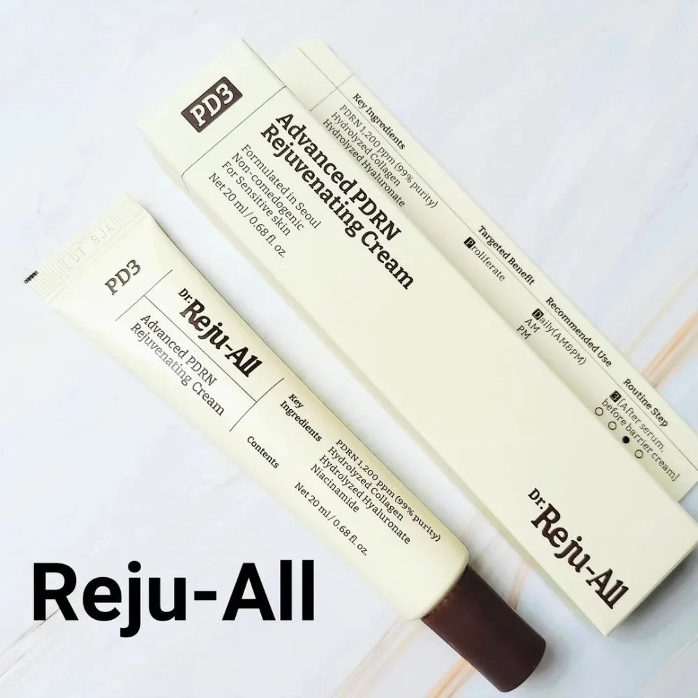 20ml Korean Dr.Reju-All Advanced PDRN Rejuvenating Cream Original Brand Collagen Niacinamide Repair Skin Barrier Smoothing Cream