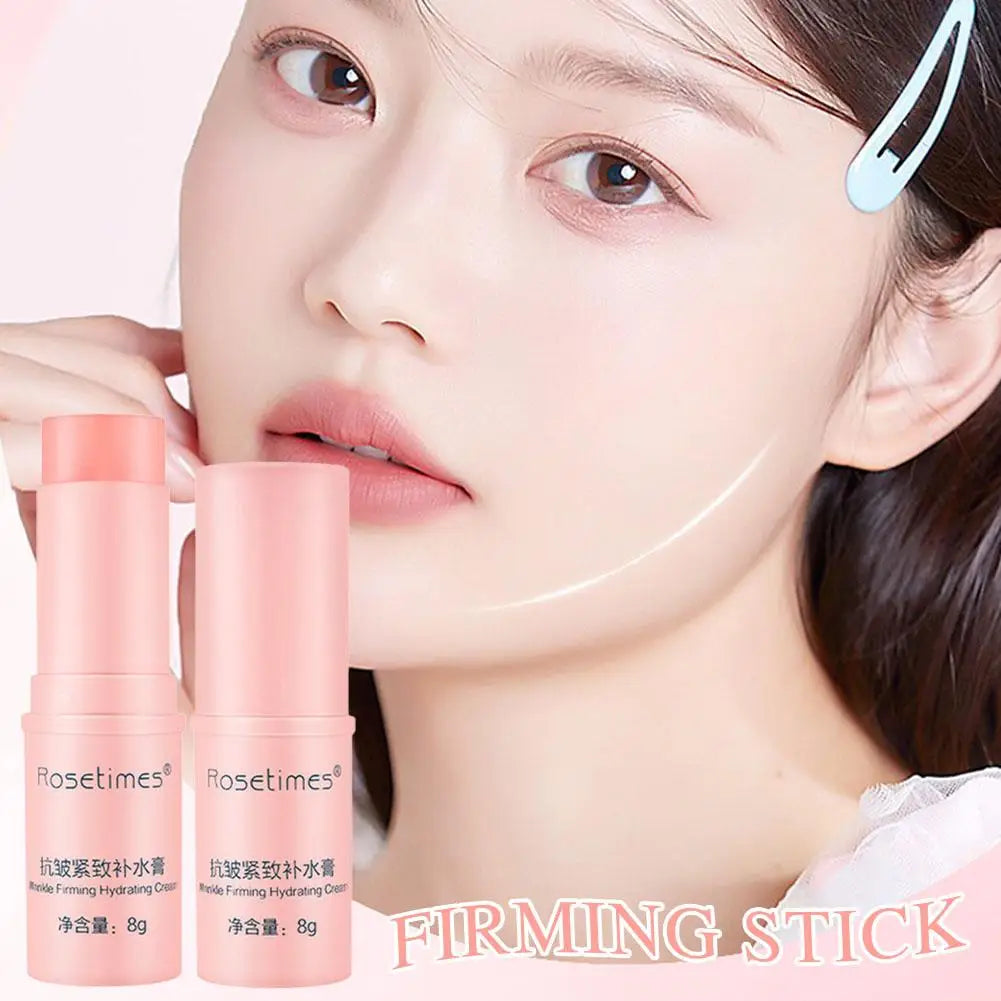 Rosetimes Instant Wrinkle Bounce Multi Balm Stick - Hydrating Anti Aging Moisturizer For Face Neck Korean Skin Care Beauty Stick
