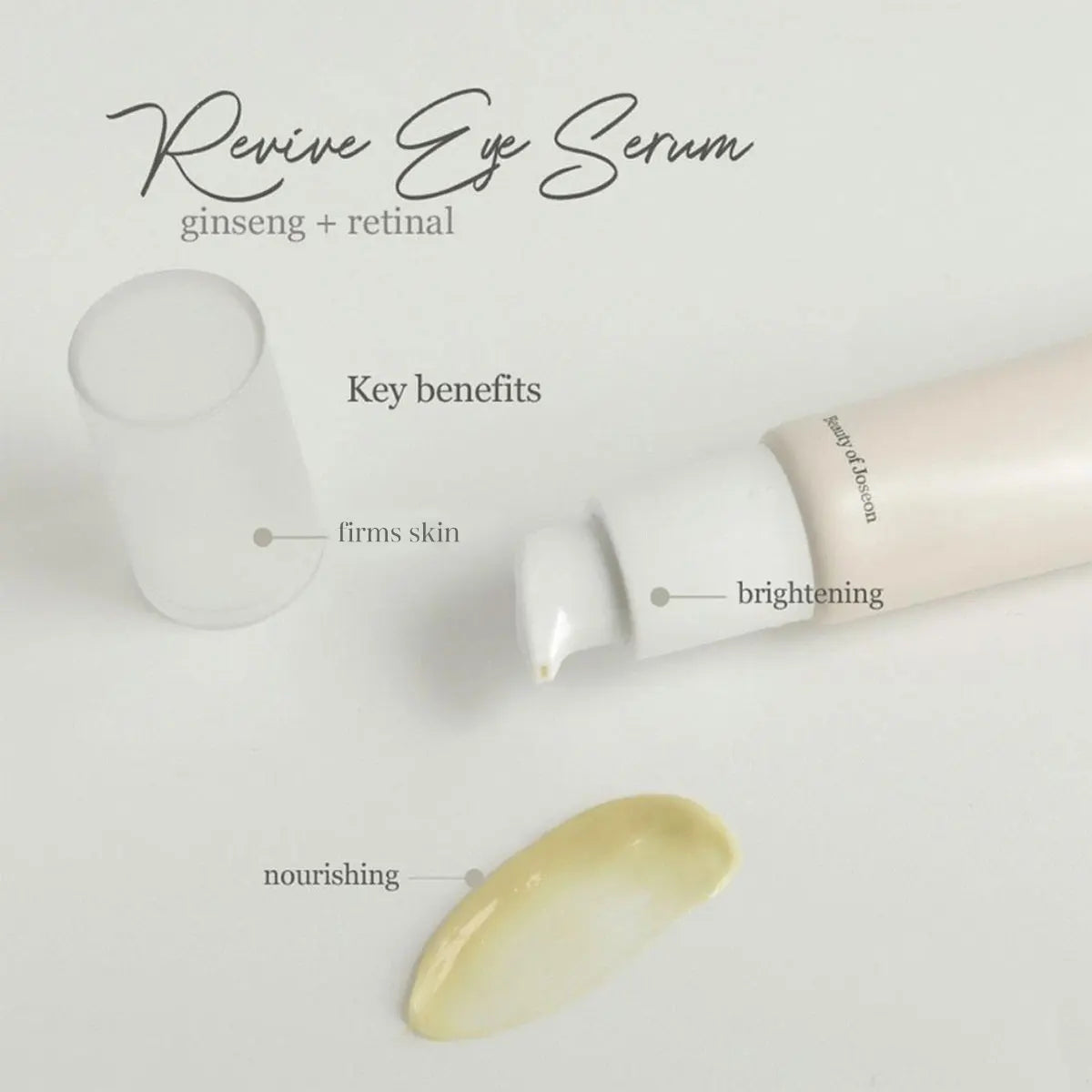 BEAUTY OF JOSEON Ginseng Eye Cream 30ml,Softening Delicate Skin,Oil-Balancing,Deep Nourishing,Korean Skincare,Korean Makeup