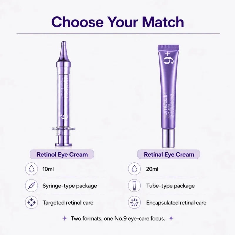Korean Skincare No.9 NAD Retinol Eye Cream for Anti-Aging,Gentle Retinal Face Moisturizing Firmer Skin Eye Care Gifts for Women