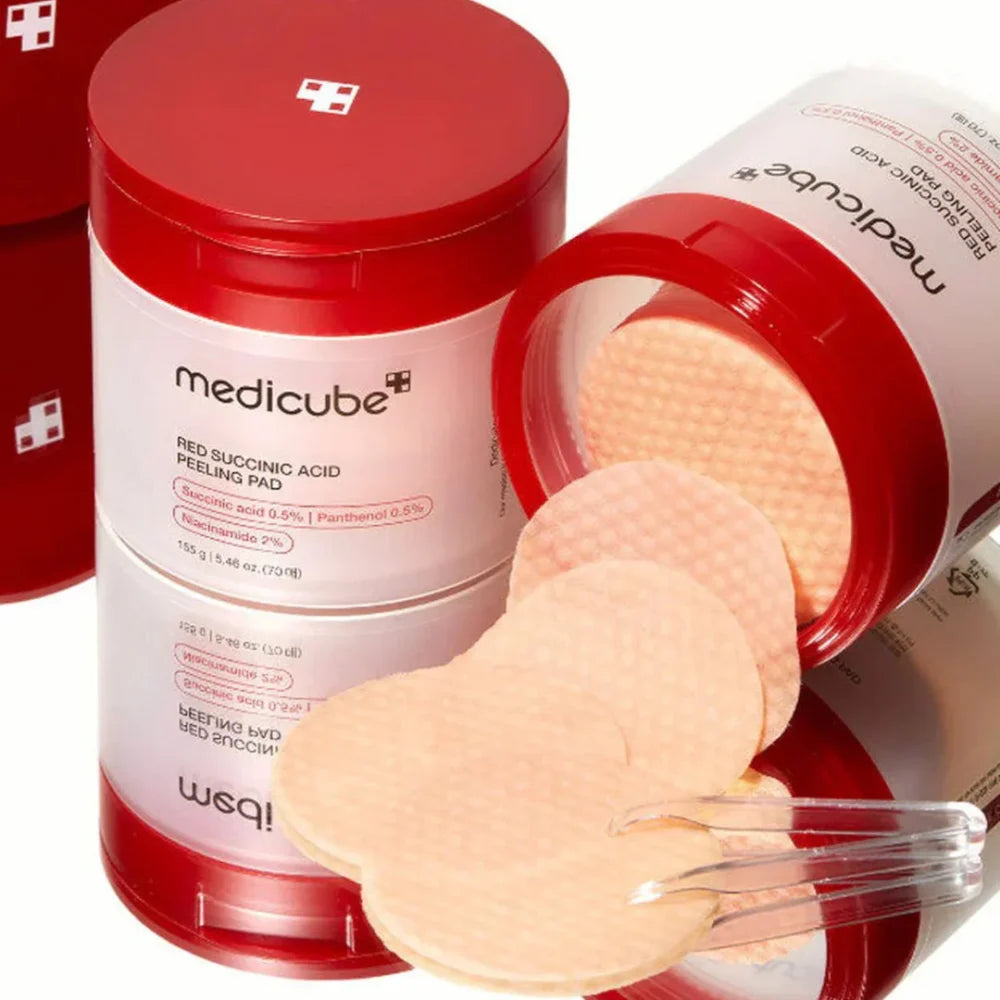 Medicube Red Succinic Acid Peeling Pads, 70 Pads